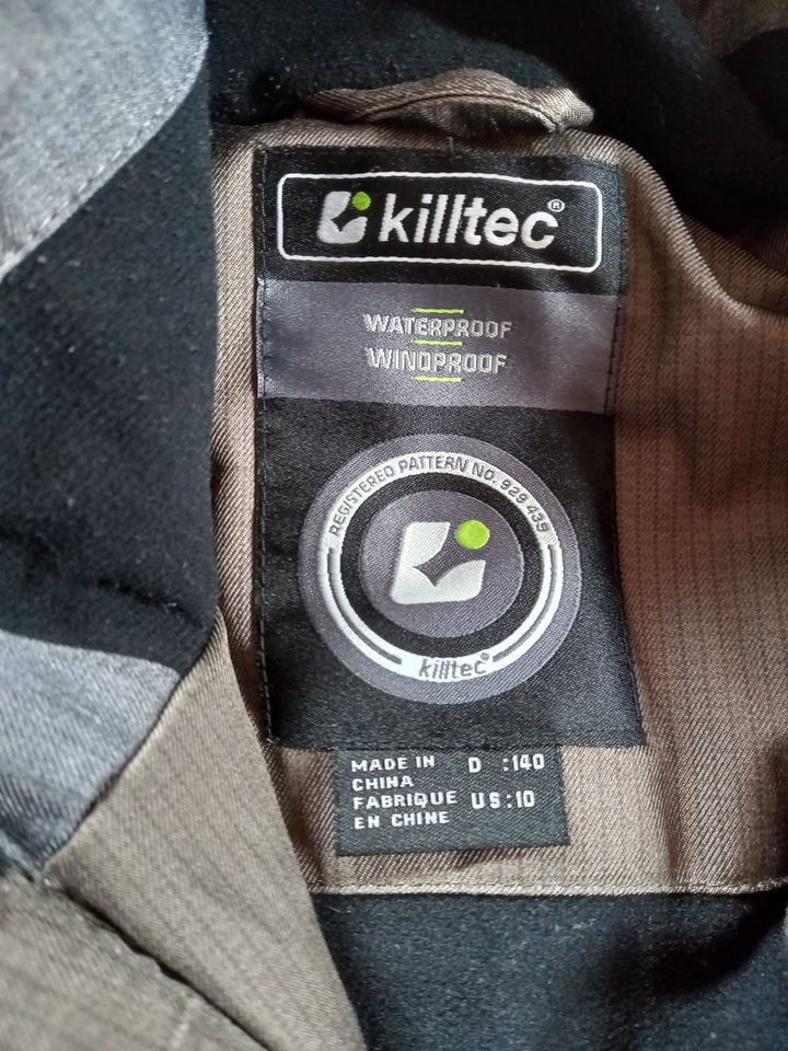 Jacke Killtec, KILLTEC, warm, wasserabweisend, Gr. 140 in Alfeld (Leine)