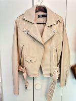 Zara vegane Leder Jacke Creme weiß S 36 neu Baden-Württemberg - Ulm Vorschau