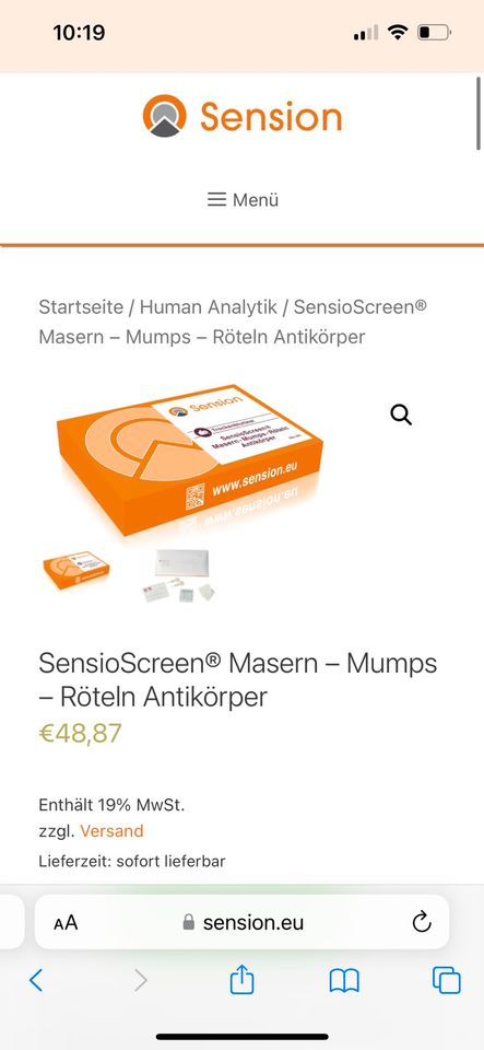 Antikörper-Test Masern Mumps Röteln in Plankstadt