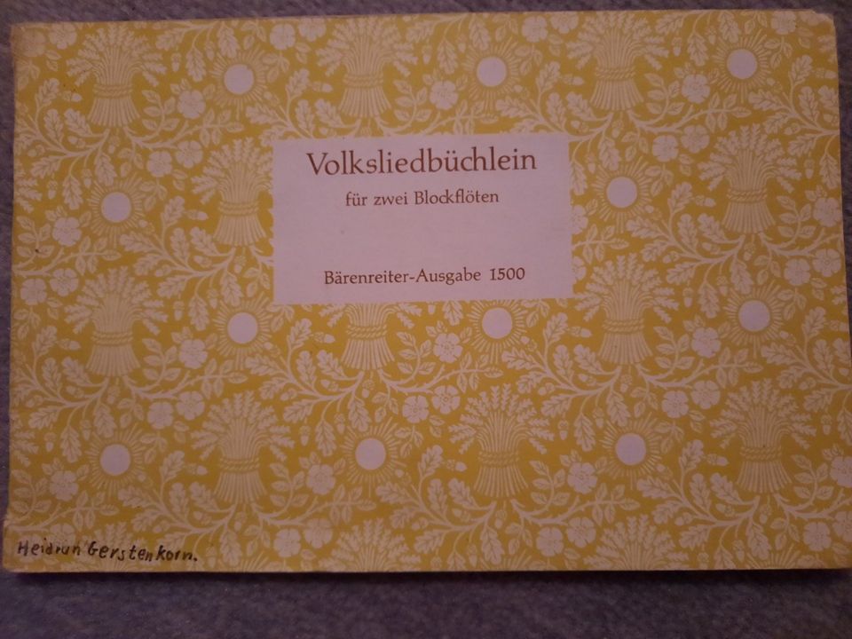 16 Notenbücher für Blockflöte (nur Komplettabgabe) in Hamburg