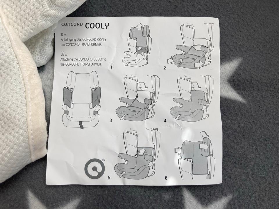 Concord Cooly Sommerbezug, Bezug für Kindersitz Transformer in Minden