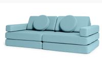 SHAPPY Spielsofa Ultra Plush in Sky Blue - Velours aqua blau NEU Bayern - Bamberg Vorschau