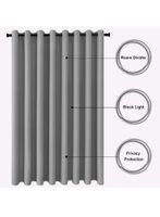 Vorhang Raumteiler Grau NEU 274x457cm Bayern - Aschaffenburg Vorschau