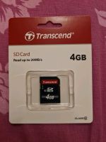 Transcend SD Karte 4 GB, Neu OVP Nordrhein-Westfalen - Leverkusen Vorschau