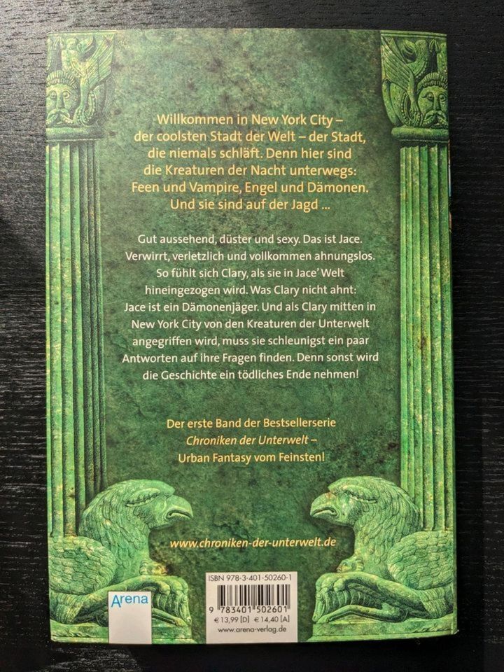 City of Bones - Chroniken der Unterwelt - Cassandra Clare in Eching