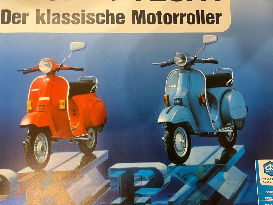 Original Vespa Px 80 200 pk 50 SS Werkstatt Poster Piaggio in Pfaffenhofen a.d. Ilm