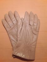 Handschuhe, beige,  Leder Nordrhein-Westfalen - Kranenburg Vorschau