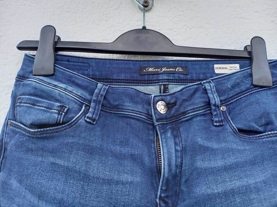 Jeans SKINNY,  Damenjeans, Blau, Gr. 29/32,  Marke * Mavi * in Hatzenbühl