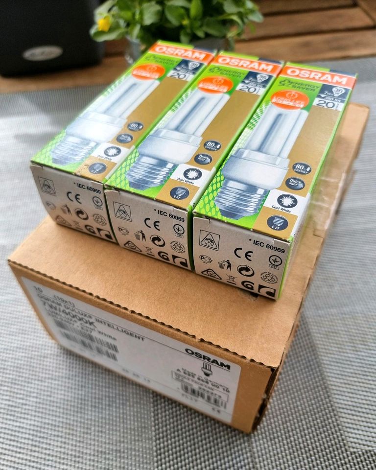 OSRAM DULUX INTELLIGENT LONGLIFE 7 W/840 E27 Leuchtmittel Neu in Berlin