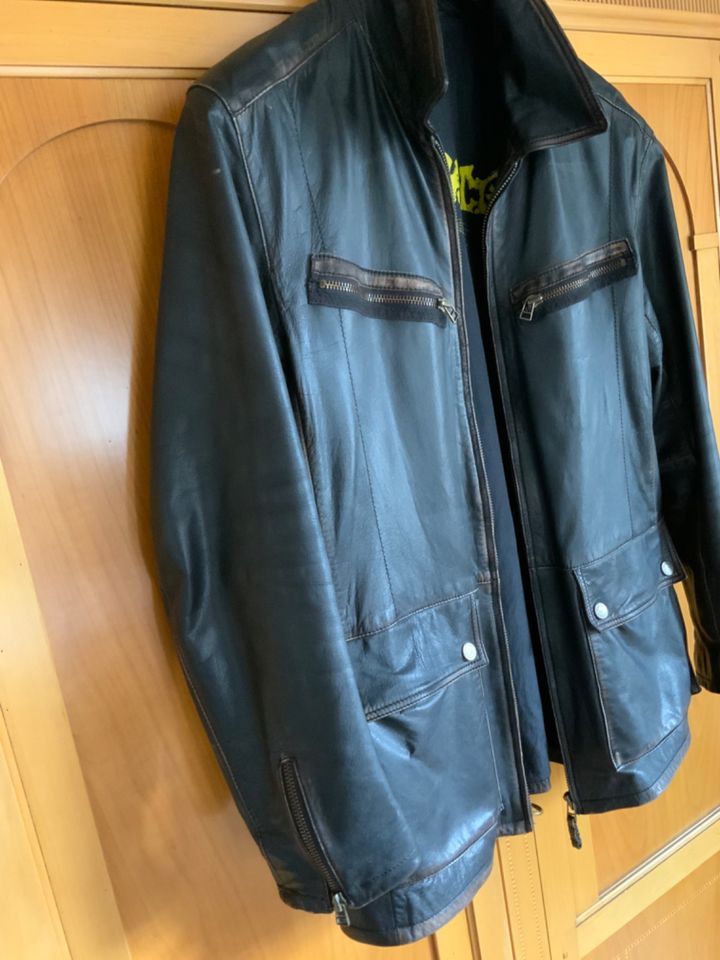 Strellson Lederjacke, XXL / 52 braun Top! Beschreibung lesen! in Regensburg