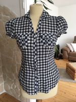 Bluse Sommerbluse Top Kurzarm kariert Gr. 38 Hessen - Riedstadt Vorschau