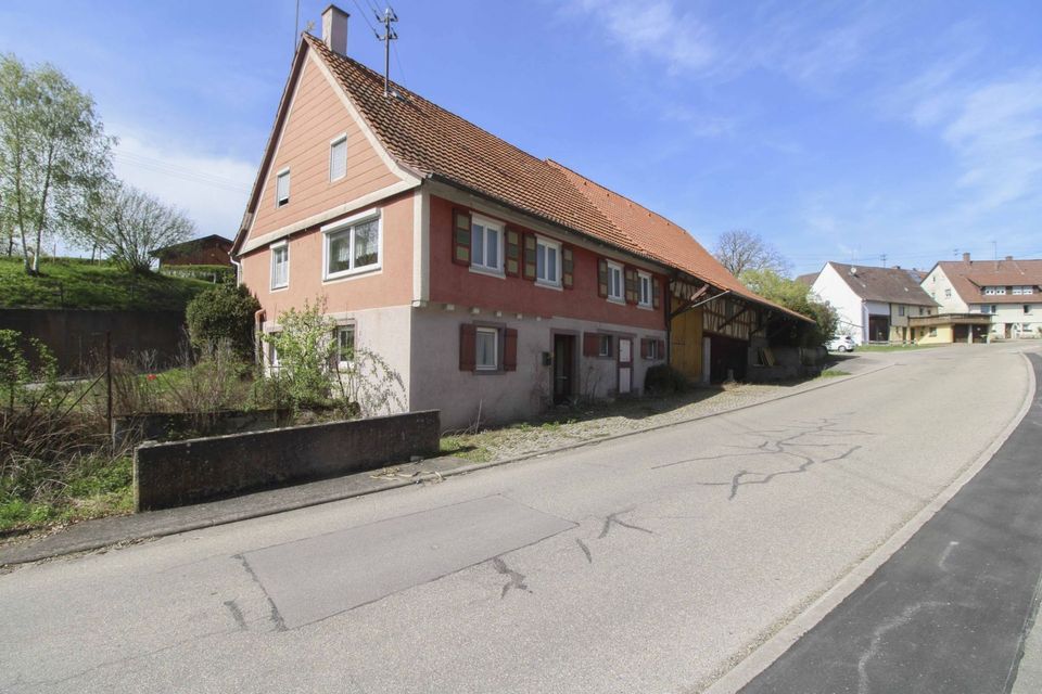 Handwerker aufgepasst - Bauernhaus mit Stall, Scheune und viel Ausbaupotential in Bergfelden in Sulz