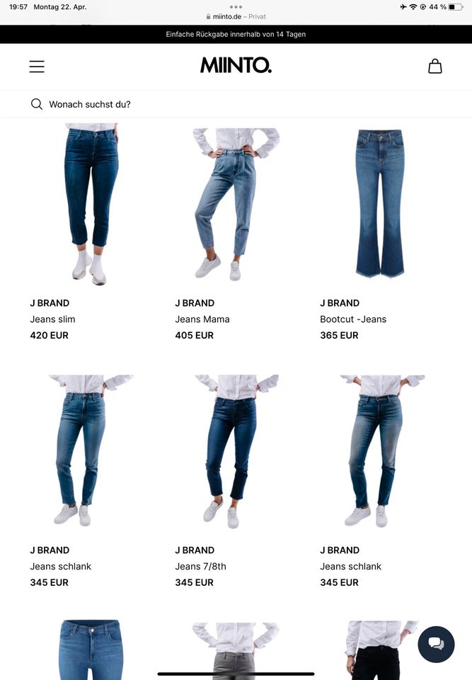 NP: 335€ J Brand Jeans hell Übergang Frühling Freizeit Arbeit 25 in München