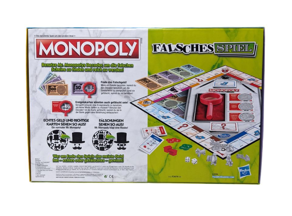 Hasbro - Monopoly falsches Spiel 0321F2674100  Brettspiel ✔ NEU in Iserlohn