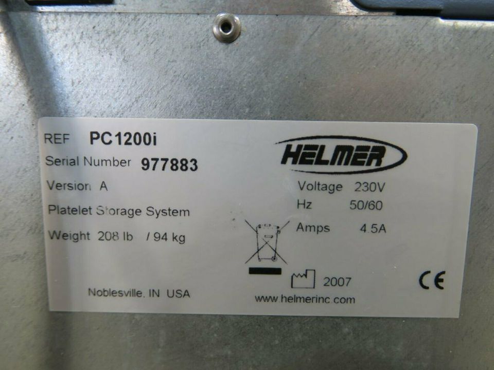 Helmer PC1200i Inkubator Platet Incubator #35243 in Dinslaken