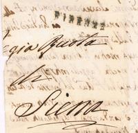 Alter Faltbrief aus Italien im Jahr 1814 - versandkostenfrei Niedersachsen - Munster Vorschau
