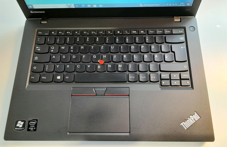 Lenovo ThinkPad T450, 14 Zoll, i5-5300U, 8GB RAM, 240GB SSD, Wind in Berlin