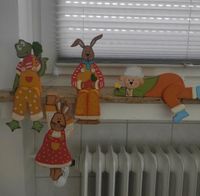 7 Deko - Figuren | Osterdekoration (Hase,Frosch,Schaf, Bär) Nordrhein-Westfalen - Waltrop Vorschau