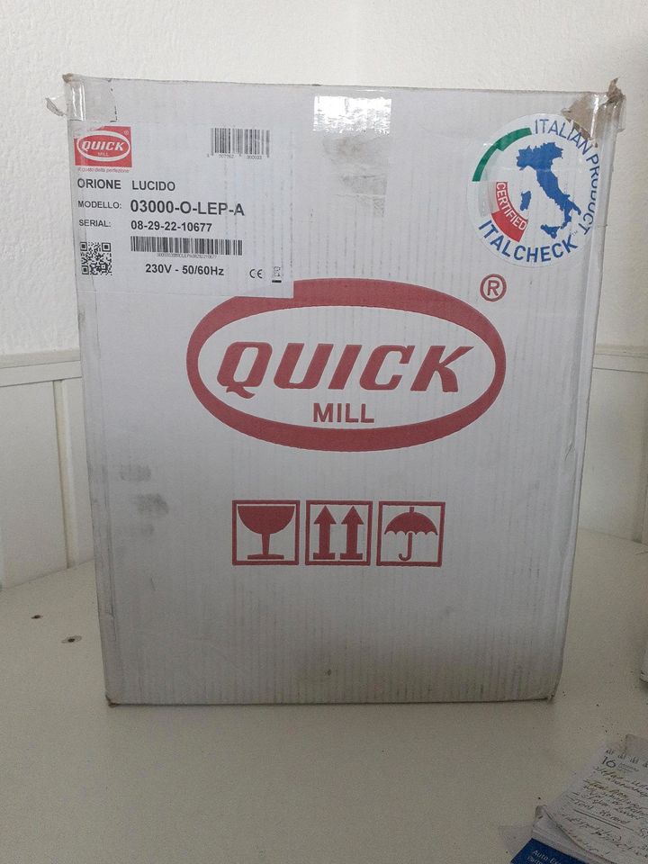 Quick Mill 3000 Orione Lucido Espresso Maschine NP 728,- in Hilden