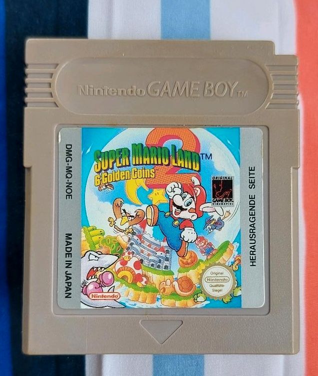 Game Boy Spiel "Super Mario Land 2" inkl. Anleitung in Baesweiler