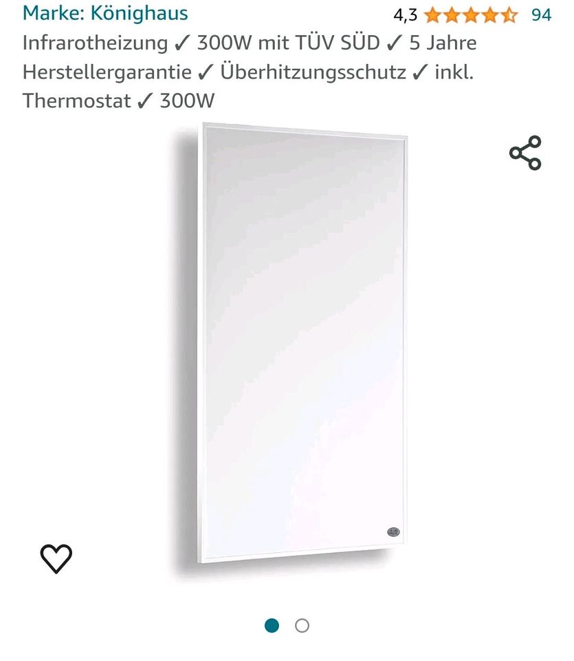 Infrarotheizung für die Wand oder Decke in Chemnitz