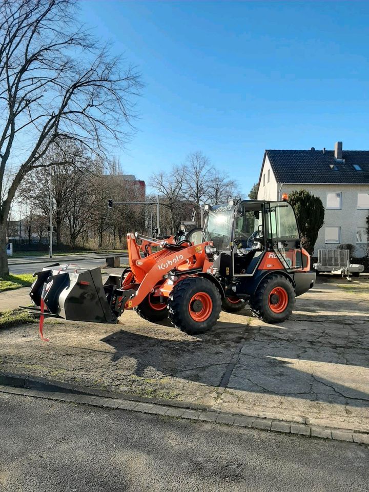 Bagger Minibagger Vermietung Verleih Mieten 1.8 Tonnen Radlader in Wedemark