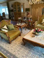 Wohnzimmer: Sofa, Sessel, Tisch,Beistelltisch,Teewagen,Stehlampe Hessen - Hünfelden Vorschau