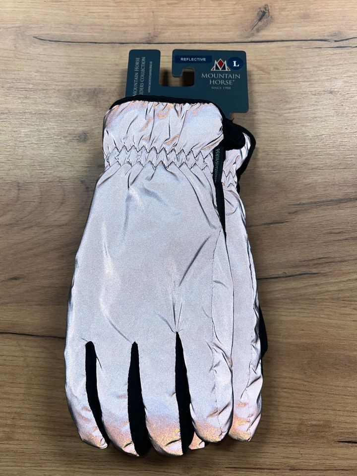 Gefütterte reflektierende Winter-Handschuhe – Größe L in Kassel