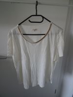 weißes T-Shirt mit goldenem Kragen Wuppertal - Elberfeld Vorschau