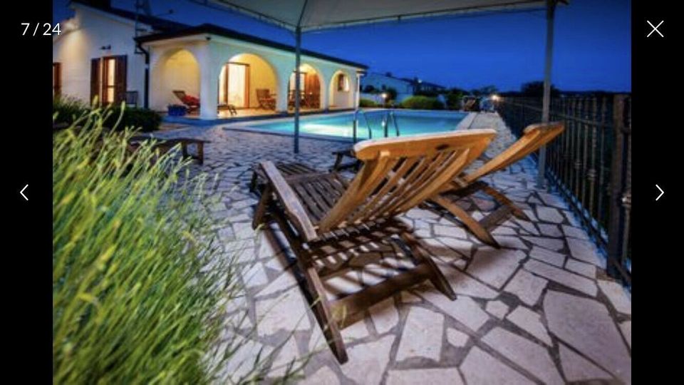 Ferienhaus mit Pool bei Porec (Istrien) in Landsberied