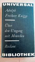 Knigge, Buch, Umgang mit Menschen, Benimmregeln, Reclam, Allgemei Baden-Württemberg - Königsbach-Stein  Vorschau