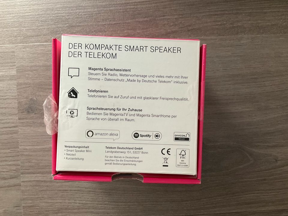 Telekom Smart Speaker Mini  unbenutzt in Schülldorf