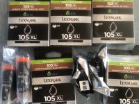 8x LEXMARK Tintenpatrone 105 xl black 14N0822E BüWa 2,25€ Neu Baden-Württemberg - Simmozheim Vorschau