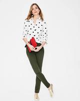 Wie Neu BODEN Classic Shirt in weiß & blauen Punkten UK8P 34/XS Altona - Hamburg Sternschanze Vorschau