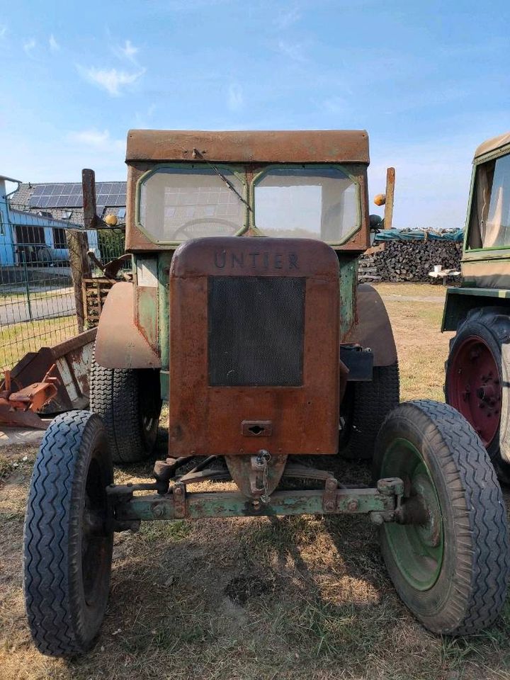 DDR OLDTIMER Traktor Einzelstück Eigenbau Papiere in Ahrensfelde