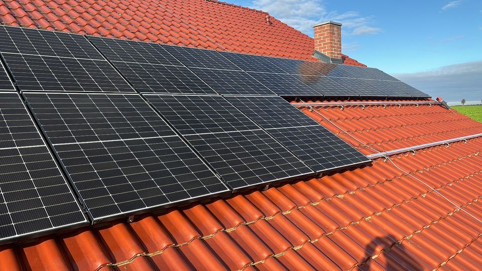 Photovoltaik Solar Montage wir montieren vorhandenes ihr Material in Werdau