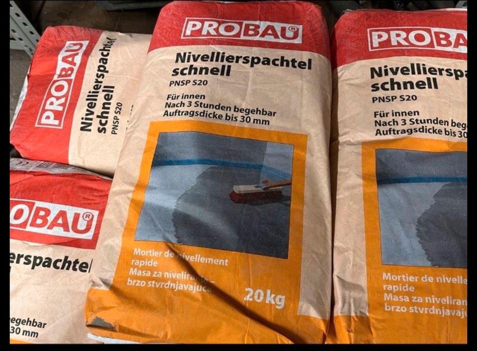 Ausgleichsmasse Nivellierspachtel Faserverstärkt 0 bis 30mm in Rostock