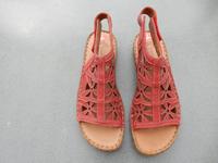 Damen Sandaletten rot Größe 38 Leder Josef Seibel Berlin - Treptow Vorschau
