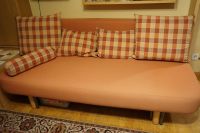 Schlafsofa (Doppelbett) Federkern in Terracotta mit Fleckschutz Hessen - Egelsbach Vorschau