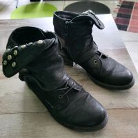 A.S.98  Bikerboots mit biegsamem Draht im Schaftrand Hessen - Eschwege Vorschau