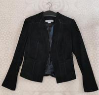 Schwarzer Blazer Echtleder Wildleder Lederjacke Gr. 38 Süd - Niederrad Vorschau