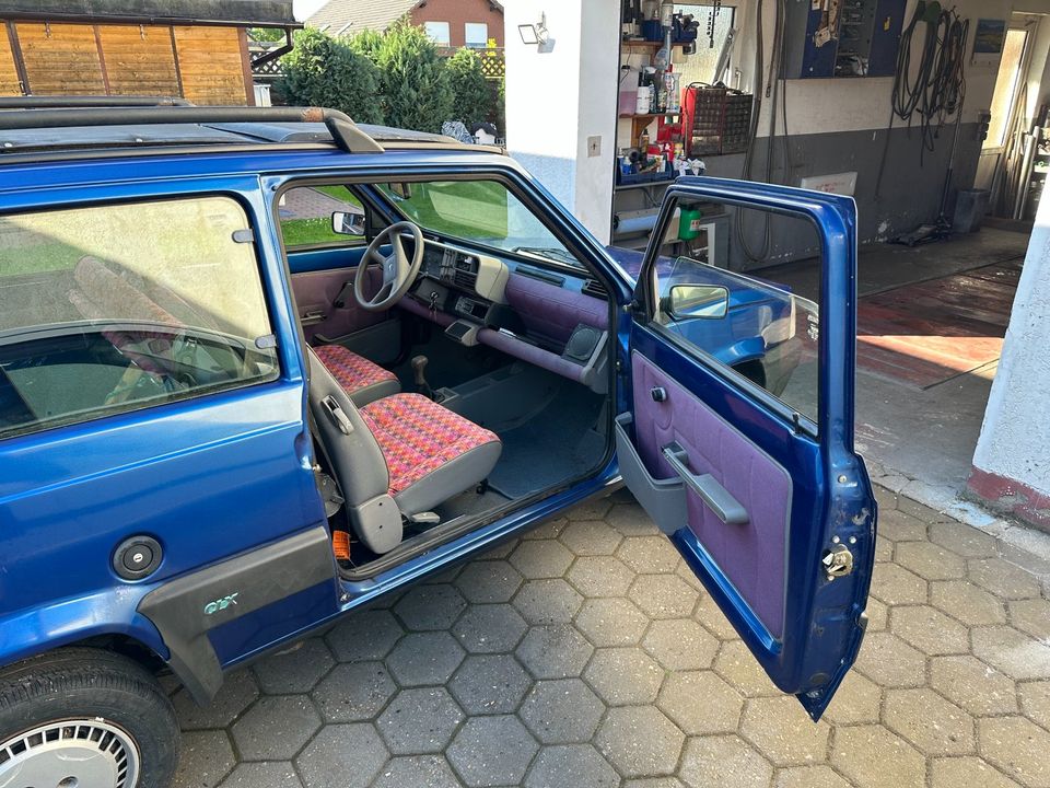 Fiat Panda 141 CLX Faltdach Blau Original Zustand in Hille