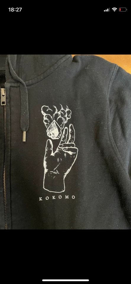 Kokomo Zip Hoodie Gr.M Post Rock in Elz