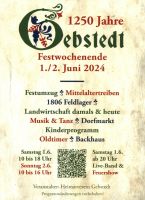 1250 Jahre Gebstedt 01.-02.06.2024 Festwochenende Oldtimertreffen Thüringen - Bad Sulza Vorschau