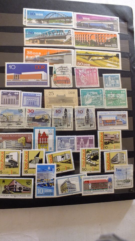 DDR / BRD Briefmarken Sammlung Teil 1 in Samtens