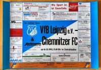 VfB Leipzig - Chemnitzer FC | Ankündigungsplakat | A1 | 1. FC Lok Leipzig - Leipzig, Zentrum-Ost Vorschau