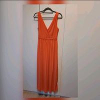 Abendkleid 36 38 S Spitze Pfirsich Orange Silvester Ball Hochzeit Bayern - Bad Abbach Vorschau