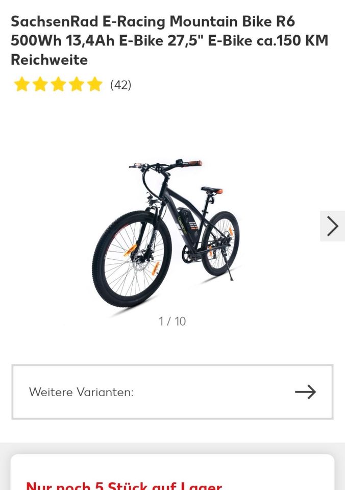 E-bike 500W in Coerde
