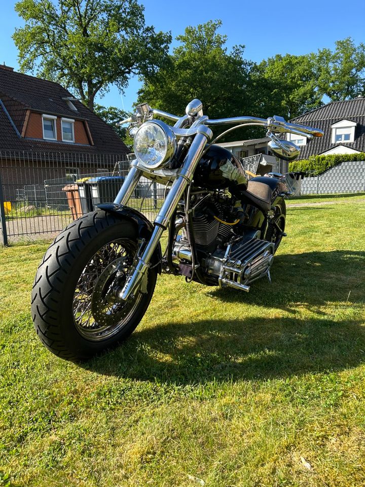 Harley Davidson Softail Fad Boy Custom Bike 1800ccm in Buxtehude