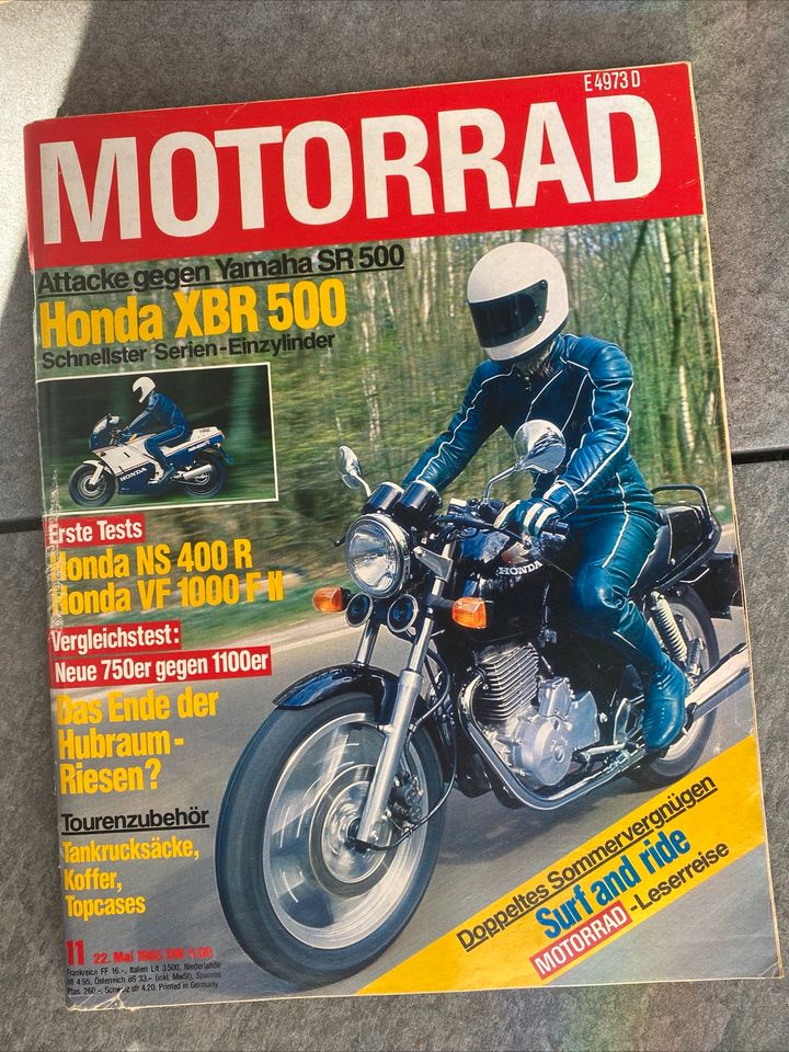Motorrad Zeitschriften Konvolut 1984/1985 in Ostrhauderfehn